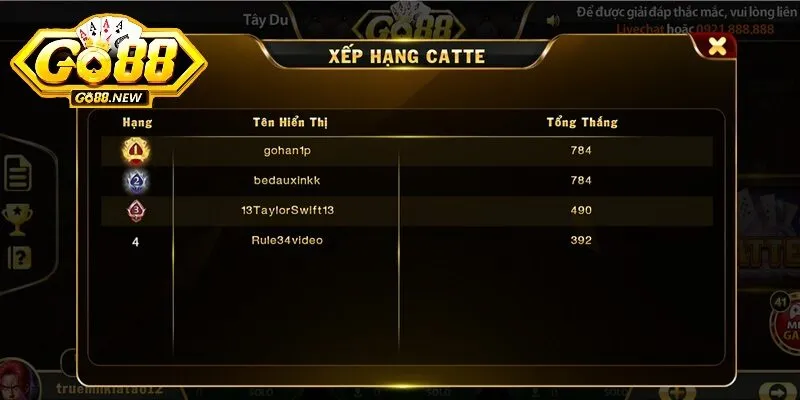 Hướng Dẫn Chơi Catte Go88 Đơn Giản Cho Người Mới 3 Catte là game bài trí tuệ nên tuyệt đối không đánh tất tay