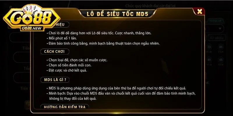 Lô đề siêu tốc Go88 - Cơ hội săn thưởng nhanh, dễ đổi đời 3 Nắm chắc các bí kíp chơi lô đề siêu tốc nhằm tăng cơ hội thắng
