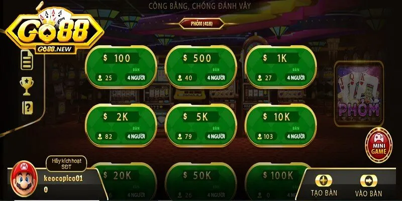 Hướng dẫn chơi Phỏm Go88 dễ dàng cho người mới bắt đầu 1 Phỏm là một game bài thú vị rất được yêu thích dù ở phiên bản nào