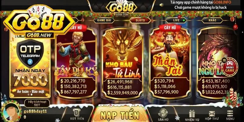 Thần Tài GO88 – May Mắn Gõ Cửa, Tài Lộc Luôn Đong Đầy 1 Thần tài GO88 mang tài lộc, may mắn gõ cửa từng người chơi