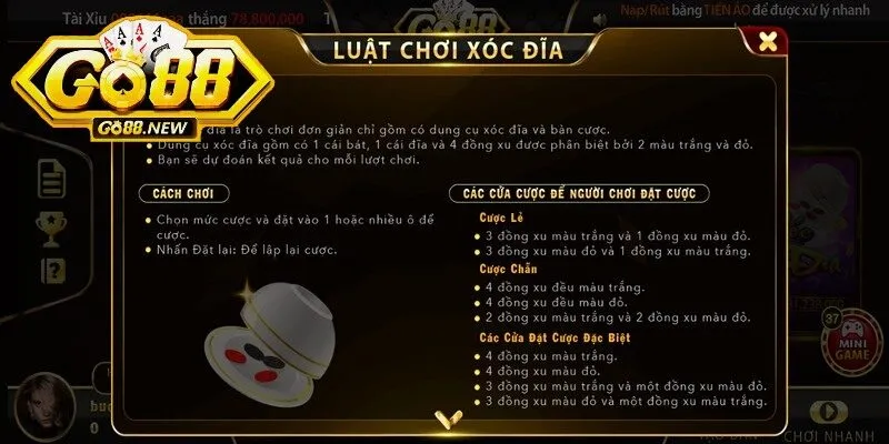 Mẹo chơi Xóc đĩa Go88 từ cao thủ không phải ai cũng biết 3 Nâng cao cơ hội thắng khi tham gia Xóc đĩa tại Go88 từ mẹo chơi của cao thủ